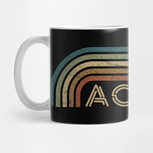 Accept Retro Stripes Mug